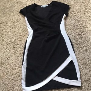 Almost famous black and white dress